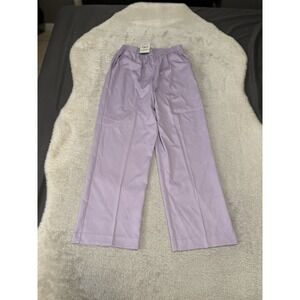 New Alfred Dunner Womens Pull On Light Purple Lilac Pants Size 8P Petite NWT